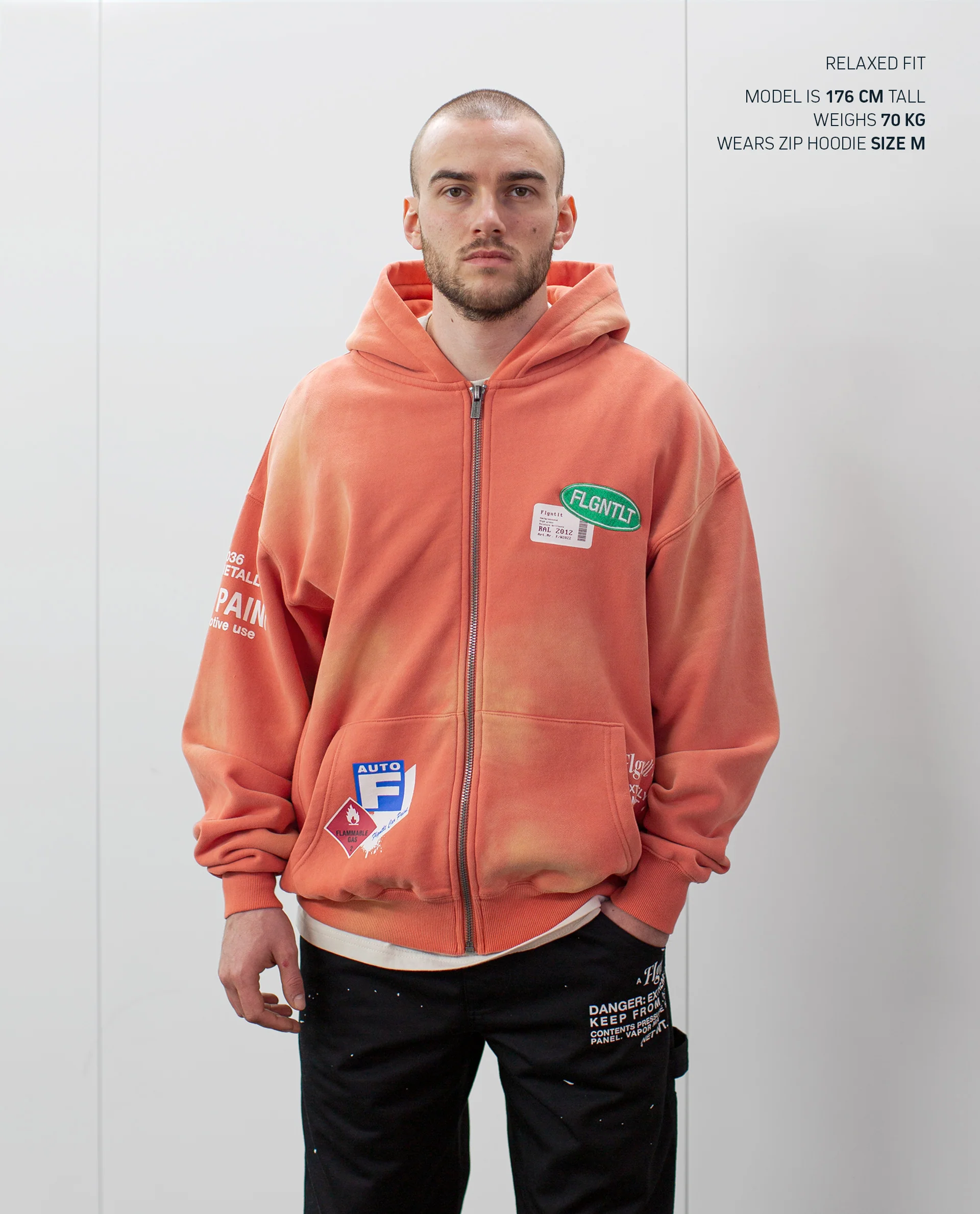 SALMON ZIP HOODIE - Image 7